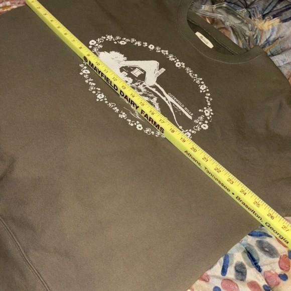 Madewell Resourced Cotton French Terry COTSWOLDS HILLS sweatshirt Jumper XXL - Picture 11 of 13